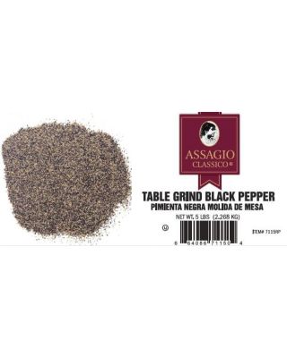 Black Pepper BUTCHER CRACKED Assagio Classico 5 pounds