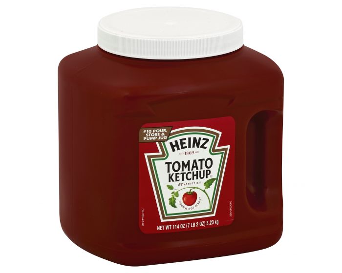 Ketchup Heinz Plastic Pumpable Jug 6/114 oz