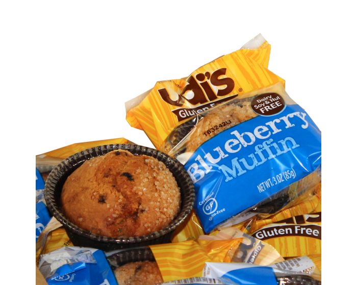 Blueberry Muffins Gluten Free Individually Wrapped 36/3oz