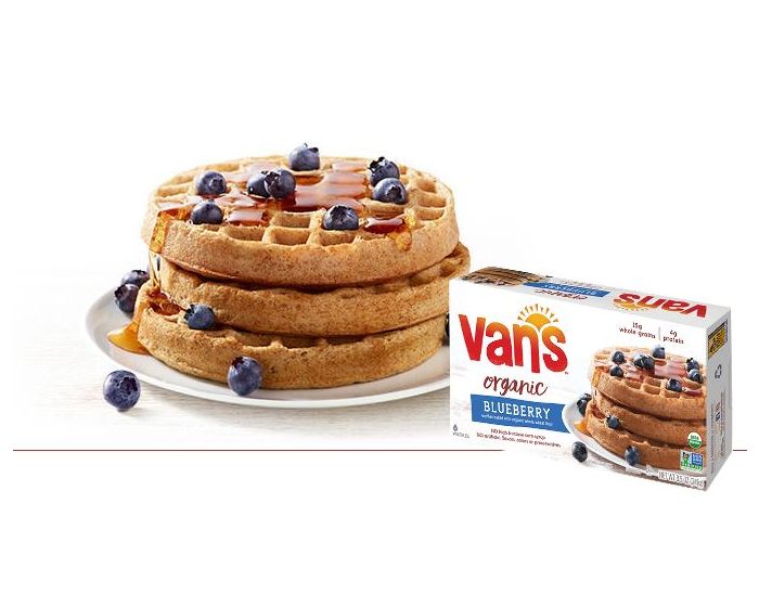 Van's Organic Blueberry Waffles 72 ct