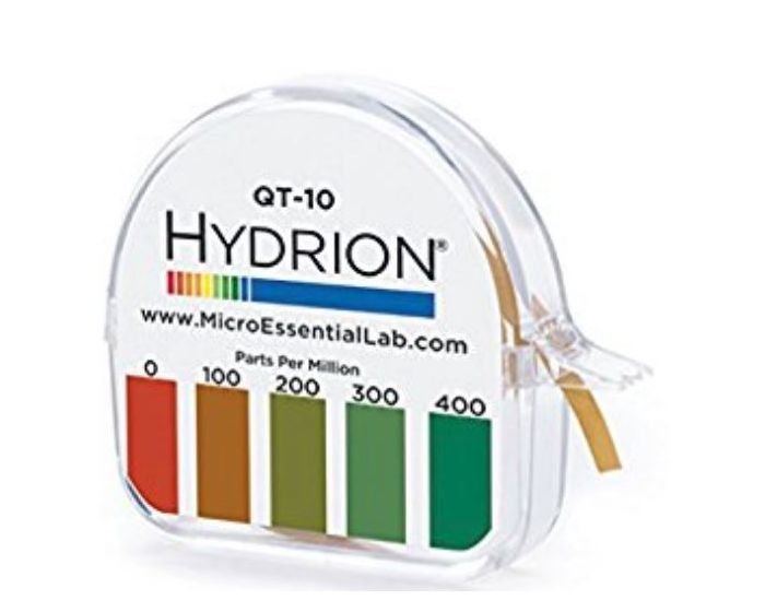 Sanitizer Test Strips Hydrion® 25ct